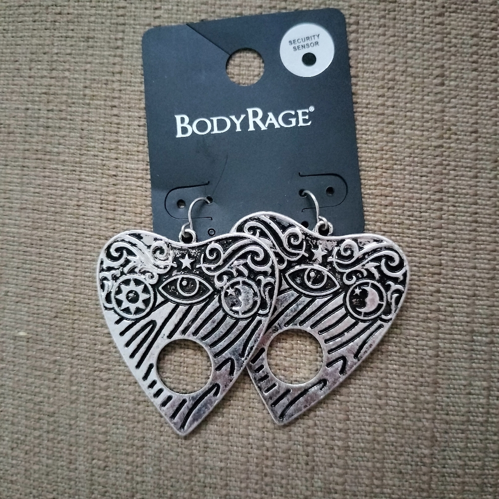 Silver Planchette Dangle Earrings - Spencer's